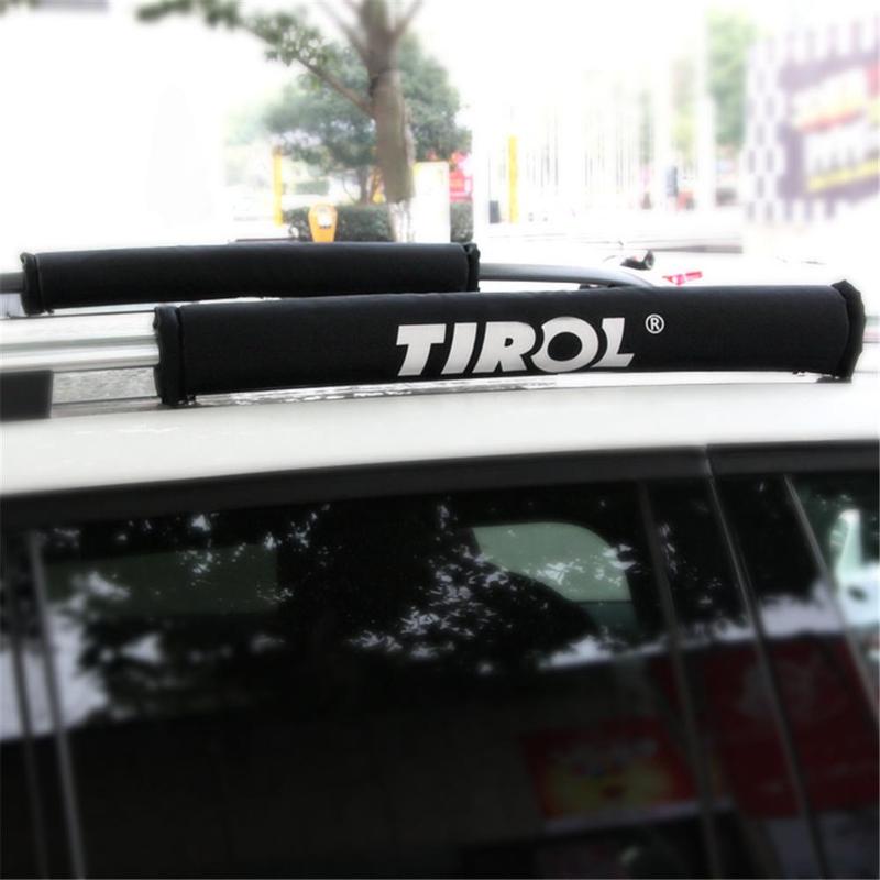 Par de Coxins Infláveis Oxford Universais para Rack de Teto, Cobertura de Travessa Acolchoada, Pano Protetor para Bagageiro, Rack de Bicicleta para Carro