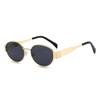2025 Trendy Oval Metal Frame Sunglasses for Men & Women - European & American Fashion