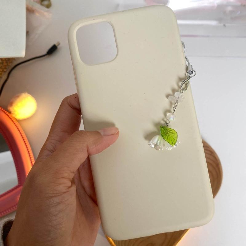 Fashionable Phone Lanyard Convallarial Pendant  Charming Bag Key  Accessories