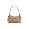 Teri 24 Top Zip Leather Handbag Women Handbags Gray-Brown CR099-SVTP
