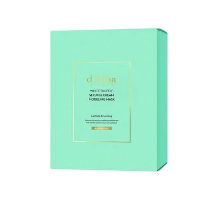 Weißer Trüffel Serum & Creme Modelliermasken Set Beruhigend & Kühlend 65g – Kühlende Pflege, Hautberuhigend, Koreanisch