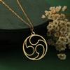 Kinitial Dainty Lotus Flower Books Necklace Women Stainless Steel Phoenix Comedy and Tragedy Mask Choker Necklace Gifts Jewelry