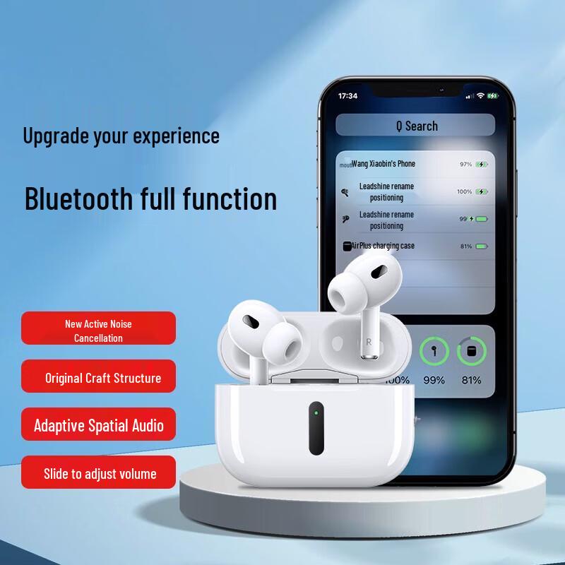 

Lingchen AirPlus 2 ANC Semi-in-ear Bluetooth Earbuds