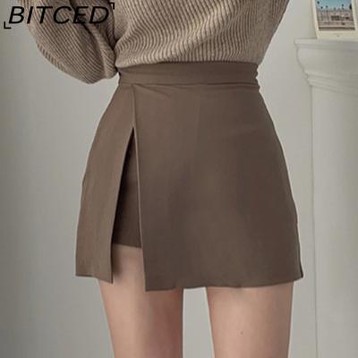 Women's Fashion Casual Solid Color Print Summer Spring Skirt