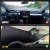 Pour Tesla Model 3 Model Y Pare-brise de voiture Housse Pare-soleil Vitre Avant Pare-soleil Visière Accessoires Intérieurs Auto Protection UV