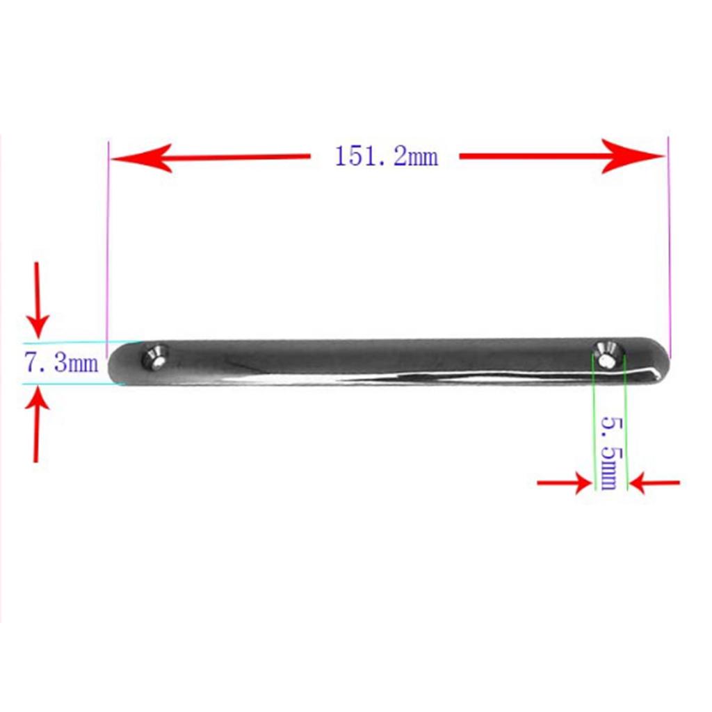 HWI Marine Stainless Steel Rub Strake 2 Pcs Line Rub Strakes Protection for Boat Yacht RV Accessories HWI Marine Stainless Steel Rub Strake 2 Pcs Line Rub Strakes Protection for Boat Yacht RV Accessories