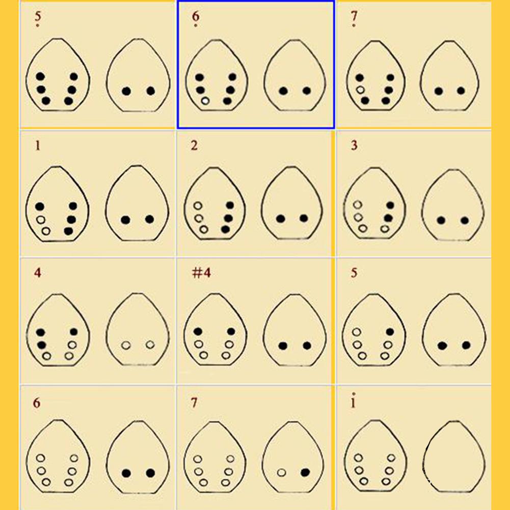 8 Holes Ocarina Clay Xun China Traditional Musical Instrument Beginners Gift Black Flute Musical Instruments Accessories Parts