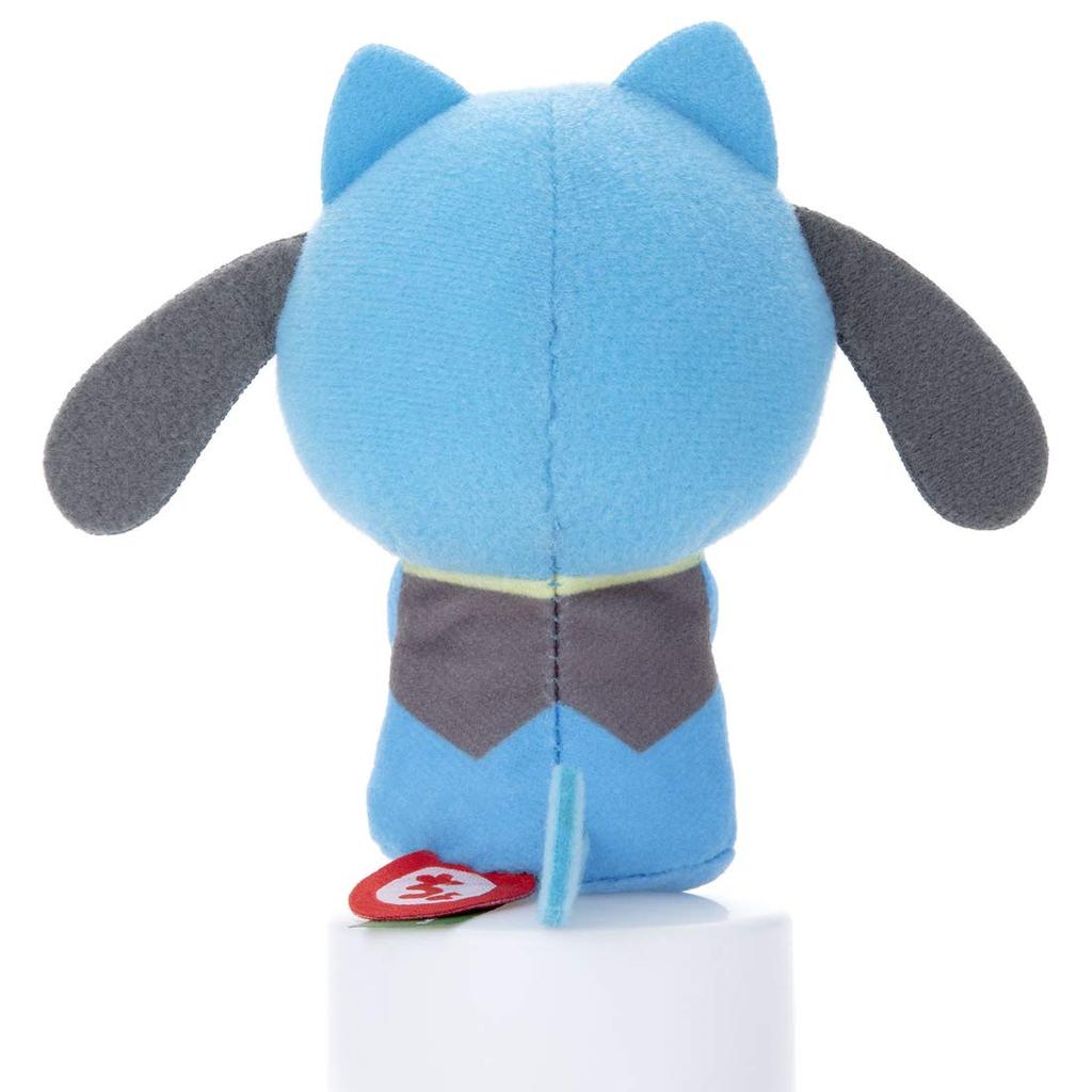 Takara Tomy Arts Pokemon Riolu Plüschtier ca. 12 cm groß Chokkori-san Spielzeug,