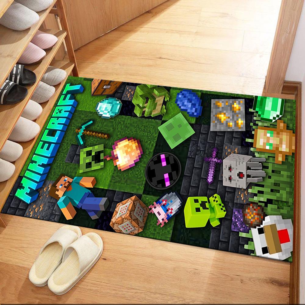 Minecraft 103 Carpet Suitable for Living Rooms Playrooms Game Room Dining Room Antislip Carpet Anime Office Decor Spiritual Gift