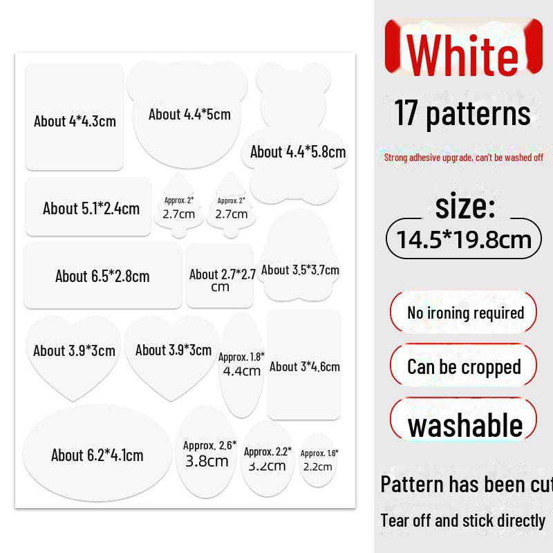 High-End Washable Self-Adhesive Down Jacket Repair Patch