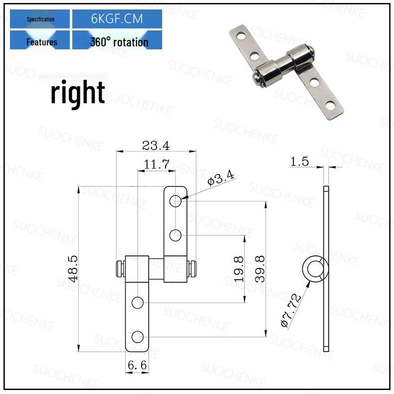 Adjustable Torque Damper Hinge for Precise Positioning