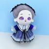 niannyyhouse 20cm Plush Clothes, Headwear, Mesh Dress, Blue and Purple Set, Cotton Doll Outfit, Dress-Up