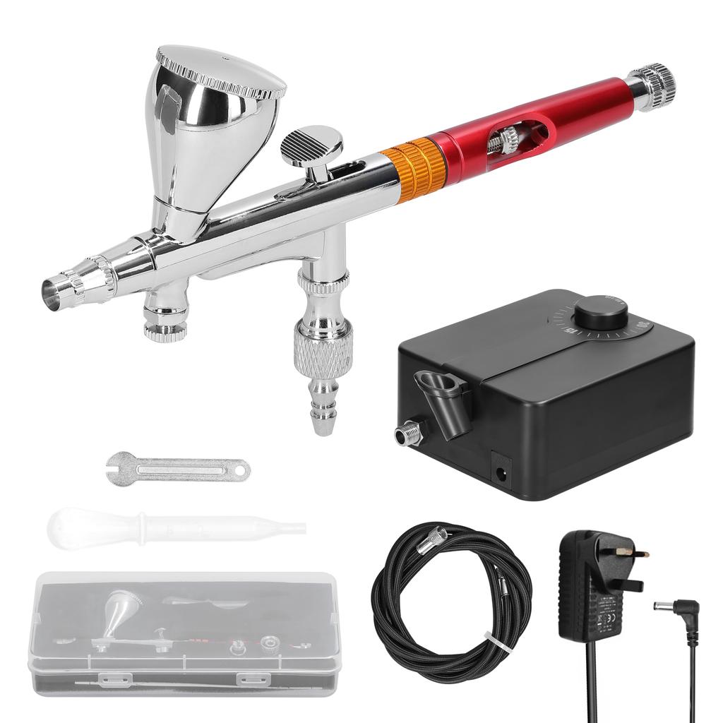 Set de pompă de aer profesională multifuncțională T218 0,3 mm Airbrush Max 30PSI pentru modele de artă DIY