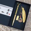 DIY Motivational Feather Bookmark - Engraved Brass Gift for Graduates and Exam Success