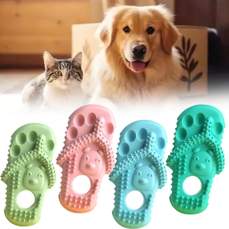 Tpr Chew Shoes Pet Toy For Dogs And Cats With Tooth Cleaning Features Suitable For Play