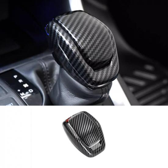 Carbon fiber Car Gear Shift Knob Trim For Toyota RAV4 -2025