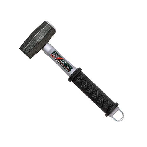 OH Industrial Samurai Stone Blade Hammer with Ring, 220mm Overall Length, SH-06SR
