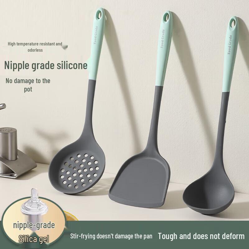 Silicone Kitchen Utensil Set for Non-stick Cookware