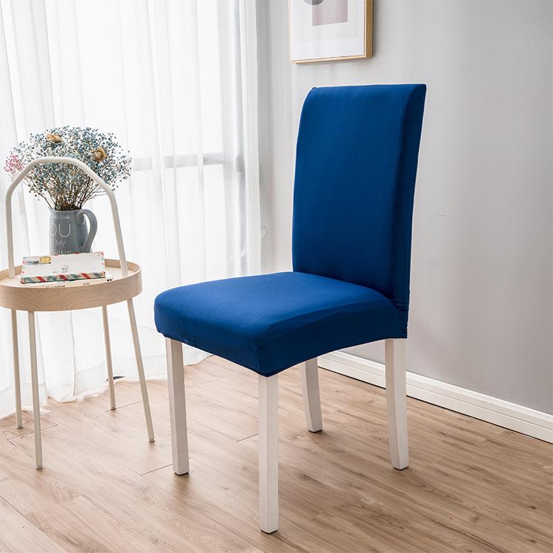 Solid Color Chair Cover Spandex Stretch Slipcovers Chair Chair Covers For Kitchen Dining Room Kitchen Wedding Banquet