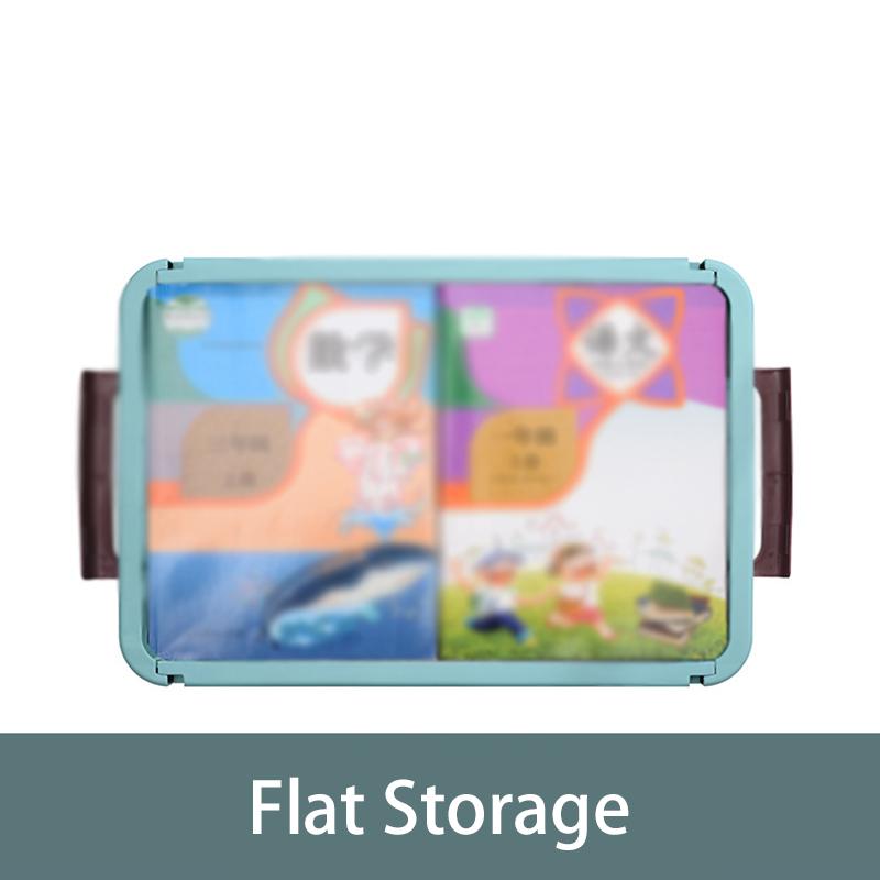 Removable Storage Box Folding Storage Box Multifunction Foldable Organizer Container Plastic Sundries Storages Supplies Organizer Box with Lid