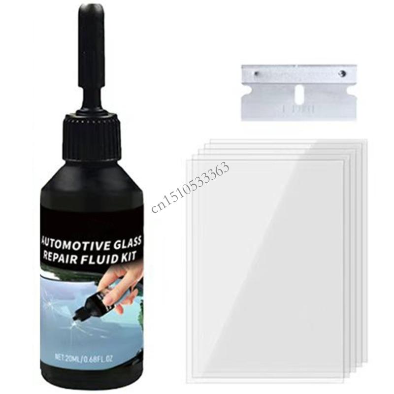 

090E Windshield Crack Repair Fixing Complete Set Resin Curing Film Blade Included China Mainland