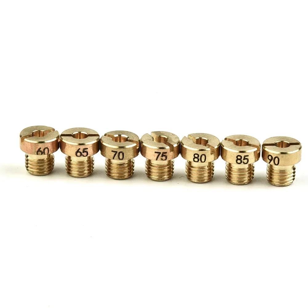 Set di 15 Gettoni Principali per Carburatore 60-130 M6 Per Dellorto da 12mm-17.5mm Per Carburatori Dellorto PHNL PHVA PHBH Getto Principale