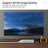 Portable Metal Projector Screen Anti Light Movie Screen 16:9 3D 4K 1080P HD Foldable Projection Screen Easy To Clean