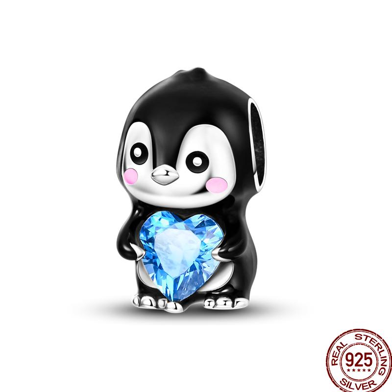 100% Copper Cute Pet Animal Owl Cute Puppy Pink Kitten Charm Beads Suitable For 3Mm Original Bracelet Diy