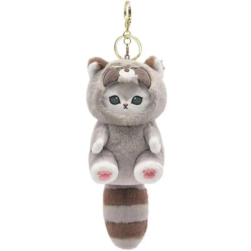Kawaii Schlüsselanhänger Anhänger Cartoon Mofusand Haifisch Katze Cross-Dressing Puppe Rucksack Dekor Spielzeug Geburtstagsgeschenke