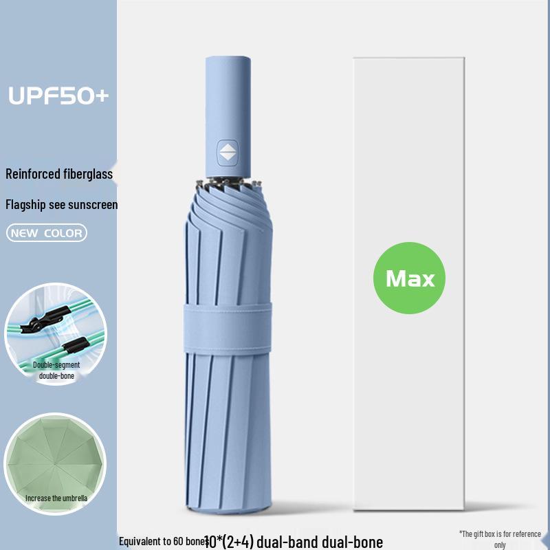 288-Bone Windproof & Stormproof Large Folding Dual-Use Umbrella for Men & Women