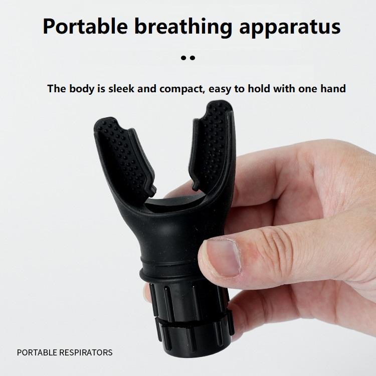 Lung Breathing Trainer Portable Respiratory Exerciser for Improved Pulmonary Function and Stamina Zhxlq01