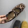 Fashion Leopard Flats Shoes for Women Fashion Suede Shallow Elegant Loafers Shoes Comfortable Soft Autumn Sneaker 2025 New Zapatillas