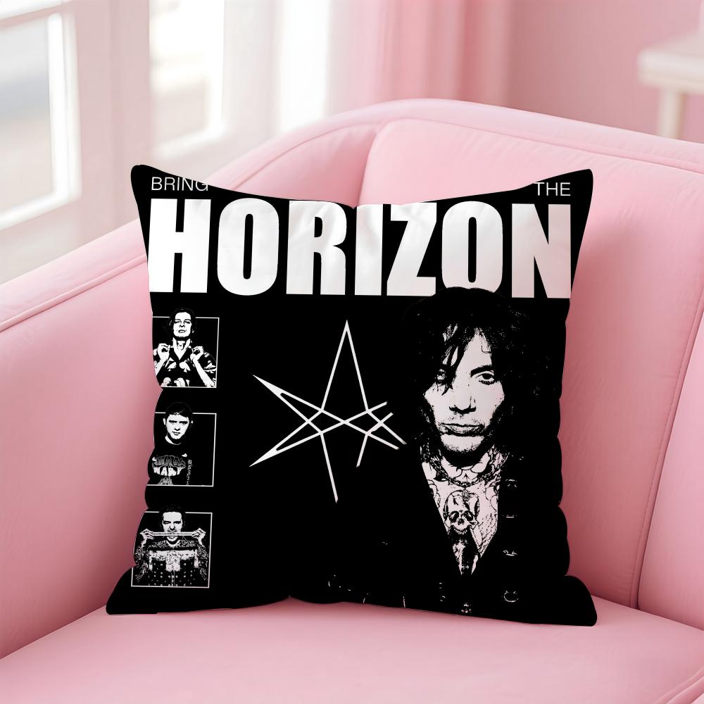 b-Bring Me The Horizon Cushion Cover Comfortable Reversible Pillow Cover Ideal for Car Sofa Bedroom & Beyond