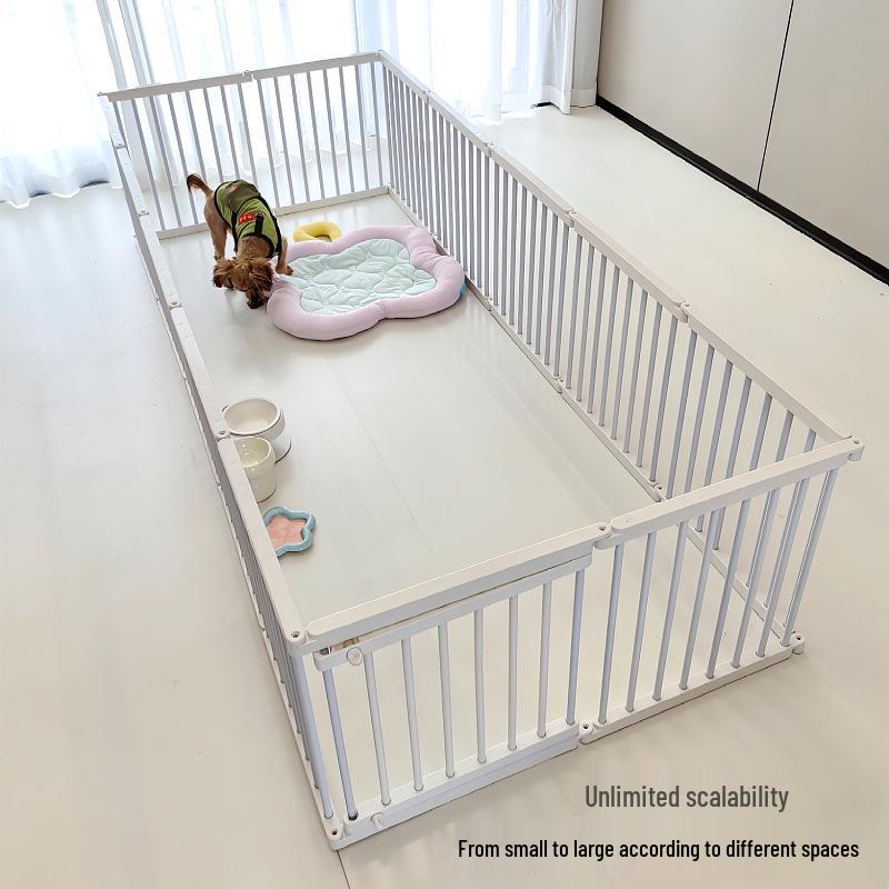 Meng Xiao Bao Indoor Pet Fence & Gate for Small To Medium Dogs and Rabbits