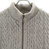 mila schon Quilted switching Knit jacket 48 gray Men's Used