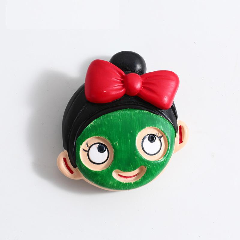 Refrigerator Paste Magnetic Decoration 3d Magnetic Fridge Magnet Cartoon Van Gogh Mona Lisa Spanish Girl World Tourism Souvenirs