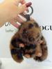 Small Faux Mink Rabbit Fur Plush Keychain Pendant - Backpack Charm & Birthday Gift