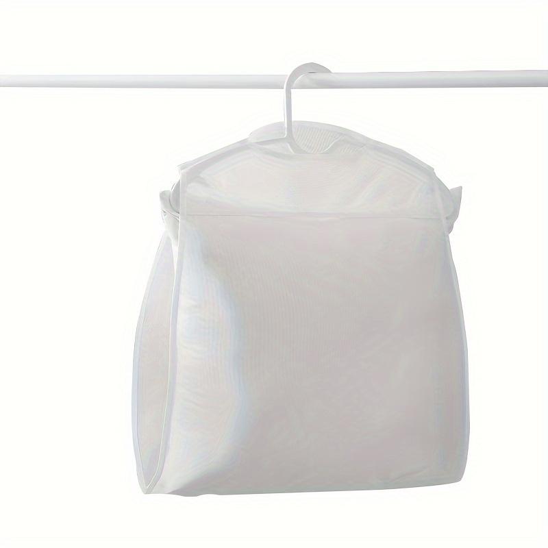 2pcs Pillow Clothes Clothes Drying Bag Hanging Drying Bag Outdoor Windproof Pillow Household Balcony Rack Pillow Drying Net