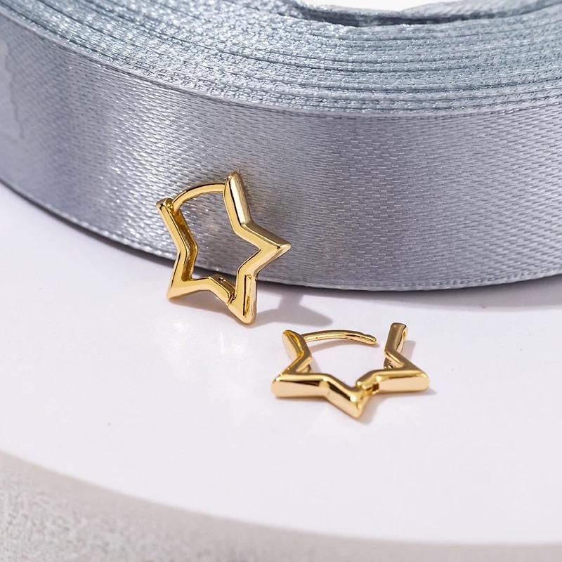 10mm Circle CZ Zircon Hoop Earrings For Women Bohemian Gold Color Silver Color Small Round Earrings Fashion Girl Jewelry