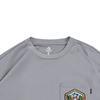 Converse T Shirts Men's Gray Crew Neck Moderate Straight Fit 10025881-A03