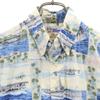 Reyn Spooner 90s Swimsuit Tag Reverse Print Short Sleeve Pullover Button Down Shirt Men's Used
