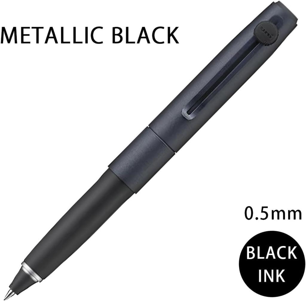 uniball ZENTO Signature Model Ballpoint Pen 0.5mm [Metallic Black] (Gift)