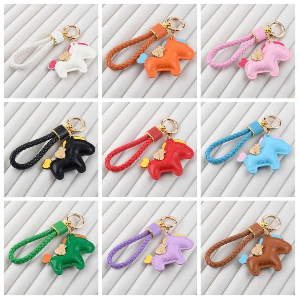 Cartoon Style Zodiac Pony PU Doll Candy Color Year Horse Mascot  Zodiac Celebration