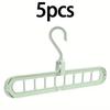 2/5pcs Magic Multi-port Support Hangers for Clothes Drying Rack Multifunction Plastic Clothes Rack Drying Hanger Storage Hangers