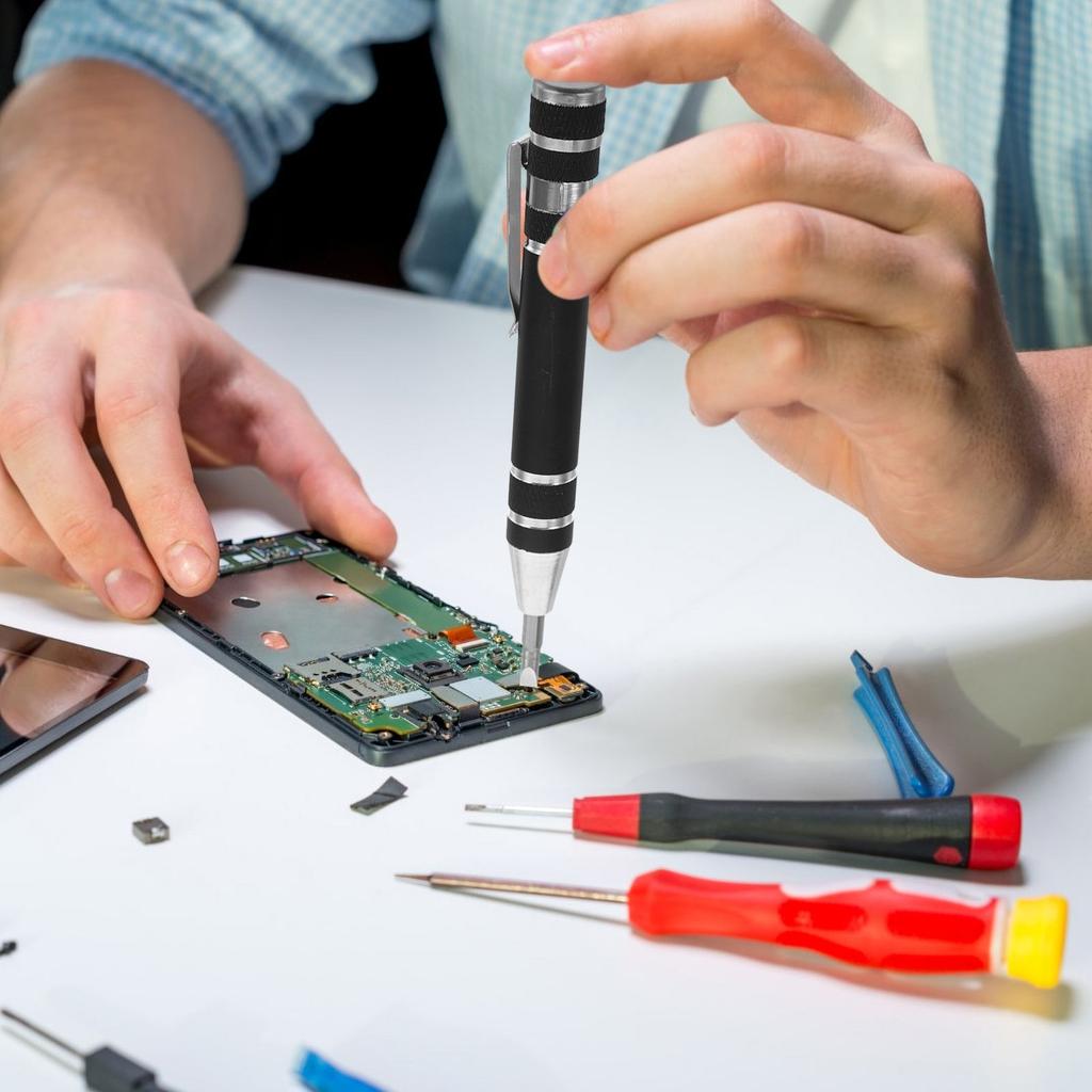 Screwdriver 8-in-1 Mini Pen Kit Magnetic Repair Tools Eyeglasses Multi-bit Combination