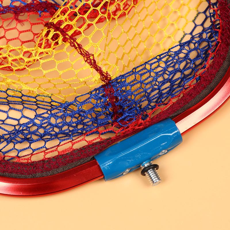Aluminum Alloy Fishing Nets Head Fishing Scoop Colorful Fishing Hand Net Durable Ultralight Landing Net Fishing Tolls