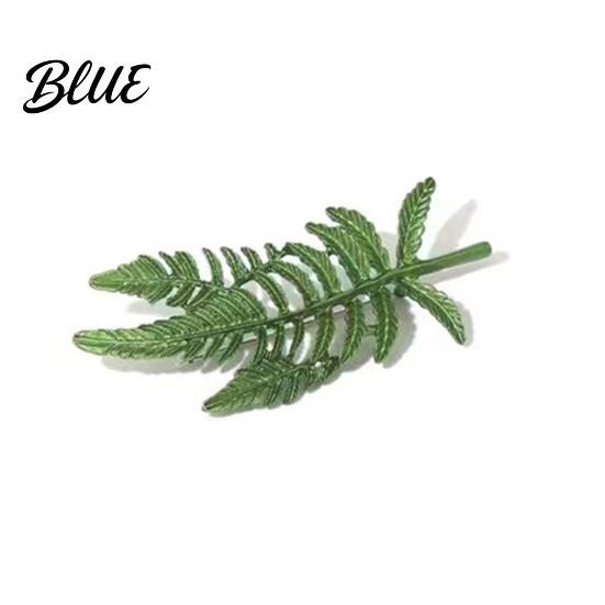 Sweater Brooch Pin Versatile Botanical Leaf Design with Glossy Fade-Resistant