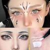 1PC White Liquid Eyeliner Pen Matte Black Long Lasting Waterproof Eye Liner Pencil Quick-drying Non-smudge Eye Makeup for Women