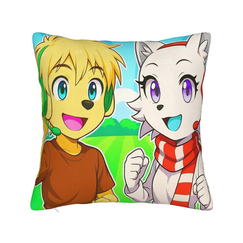 Superdog Tylers Snowi Foxs Square Pillow Covers Bed Car Cute Cartoon Cushion Cover Creative Home Decoration Pillow Cover