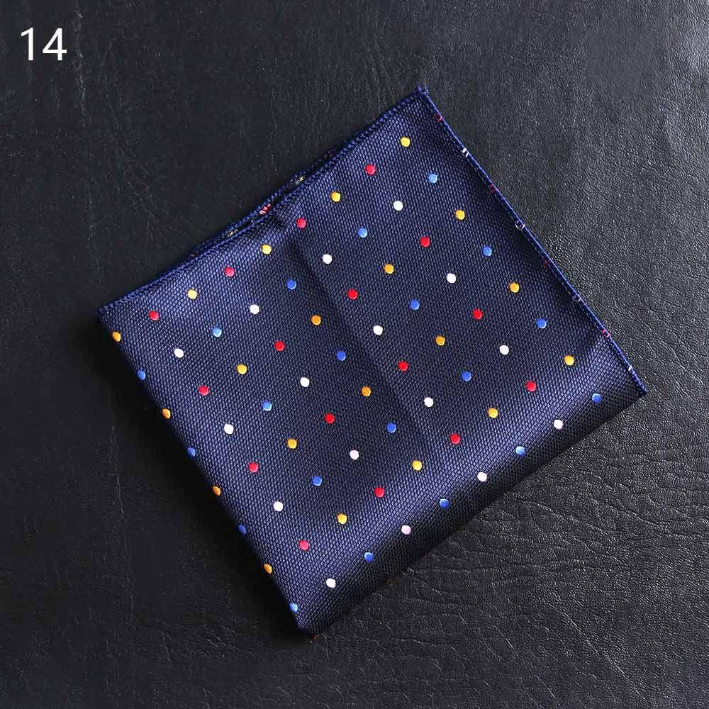 Fashion Paisley Pocket square embroidery Hankies Chest Towel Men handkerchief